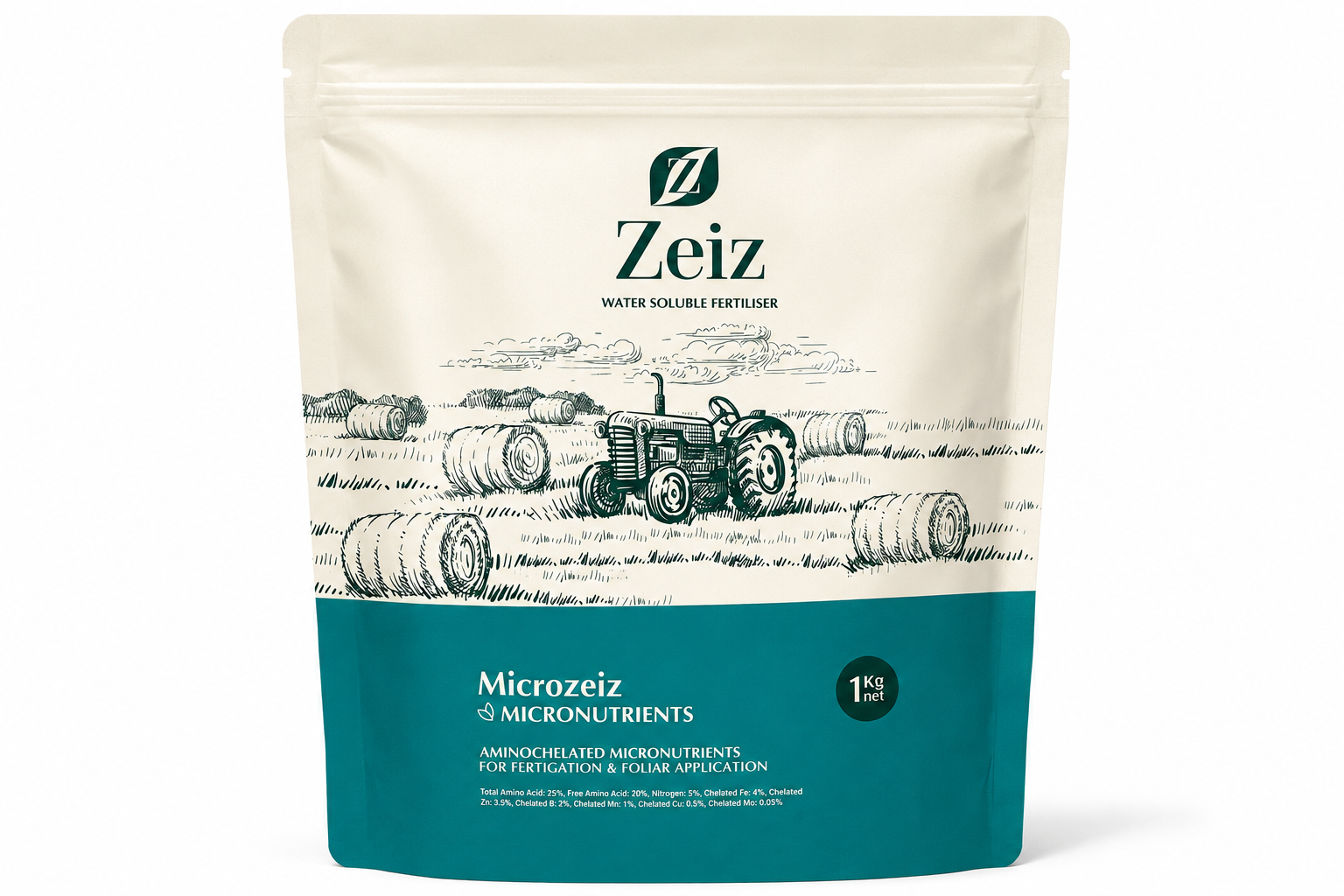کود میکروزایز زایز انگلستان | Microzeiz Micronutrients | بسته ۱ کیلوگرمی